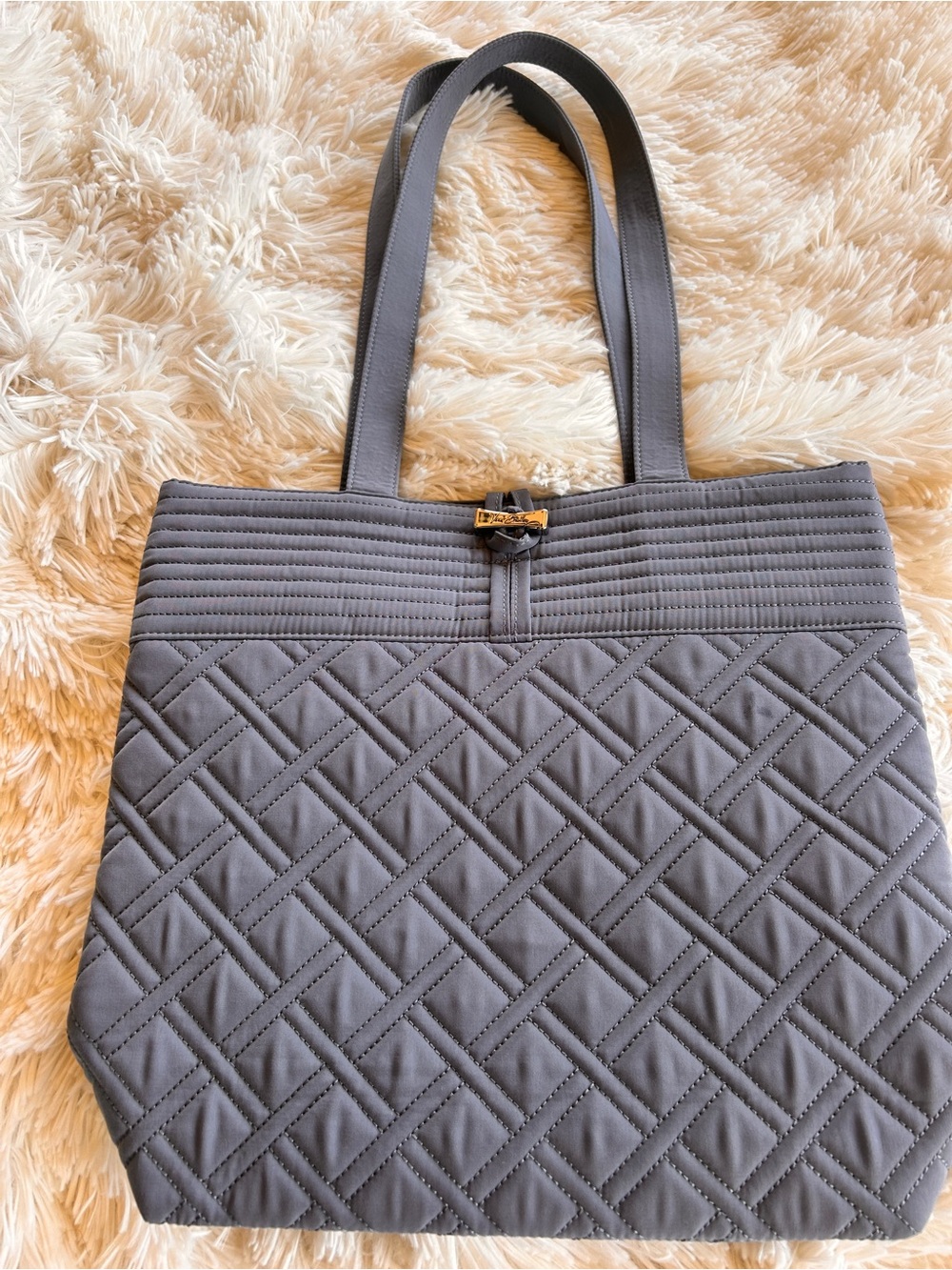 Vera Bradley Slate Blue Tote Bag